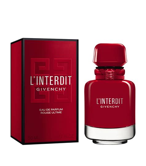 profumo givenchy interdit rouge|givenchy perfume rouge ultime.